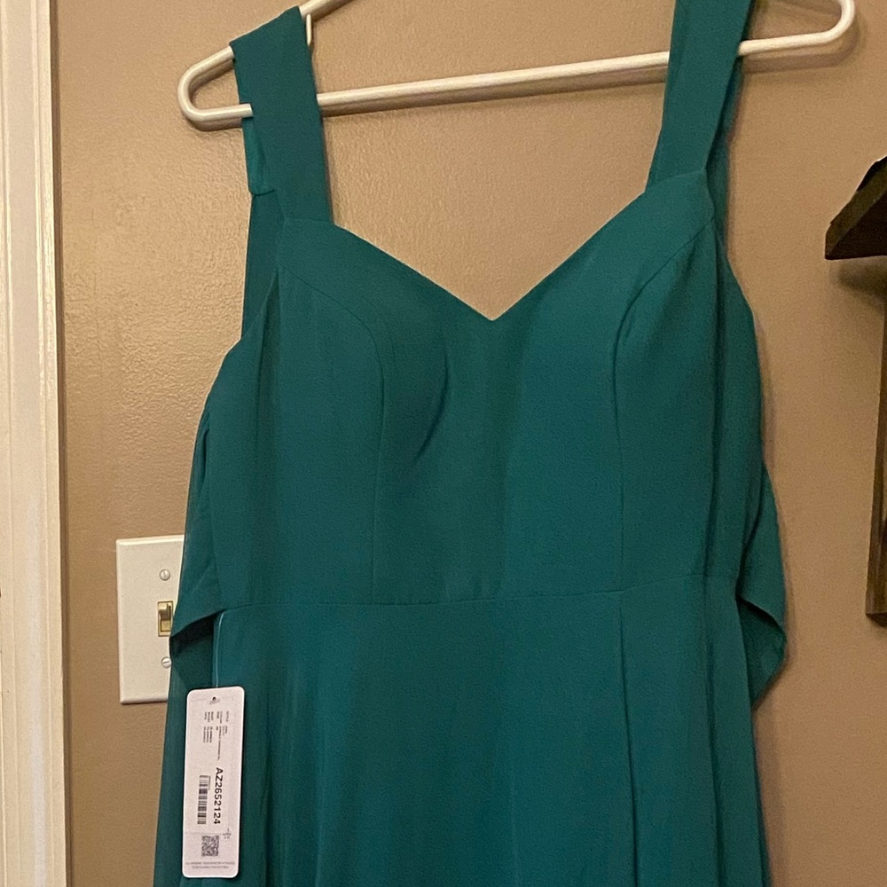 Azazie Jungle Green Julie Dress
